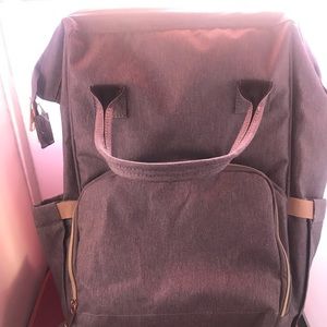 Baby Diaper Backpack like Cusflyx grey